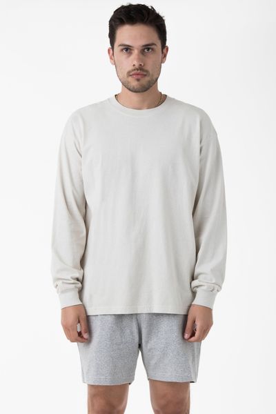 1807GD LONG SLEEVE GARMENT DYE CREW NECK