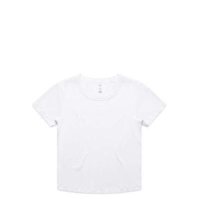 Wo's Organic Rib Baby Tee AS Colour