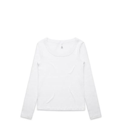 Wo's Organic Baby Rib L/S Tee AS Colour