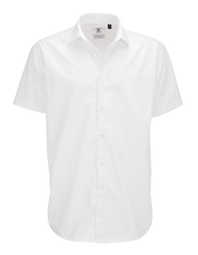 Men's Poplin Shirt Smart Short Sleeve