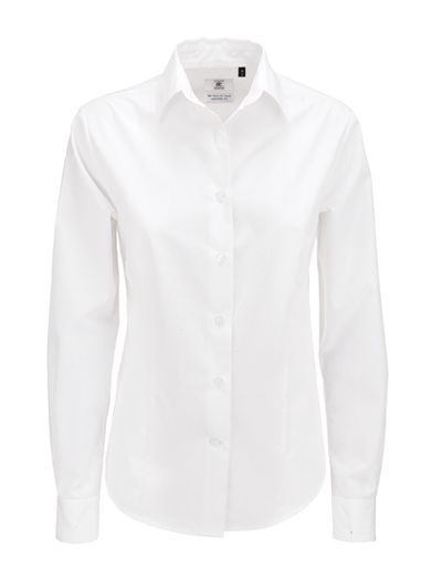 Women's Poplin Shirt Smart Long Sleeve