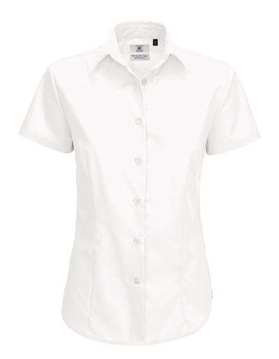Women's Poplin Shirt Smart Short Sleeve