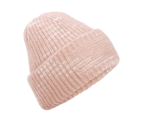 CHUNKY KNITTED PATCH BEANIE