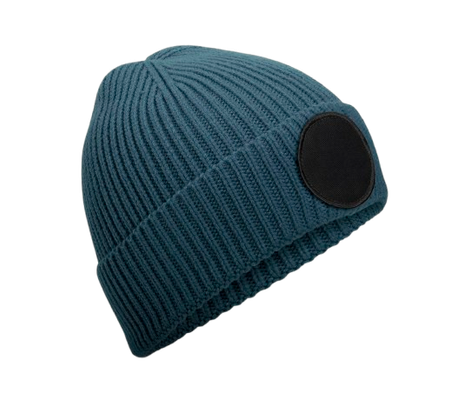 CIRCULAR FASHION PATCH BEANIE