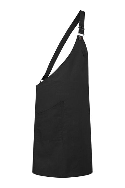 Asymmetrical Bib Apron Classic With Pocket