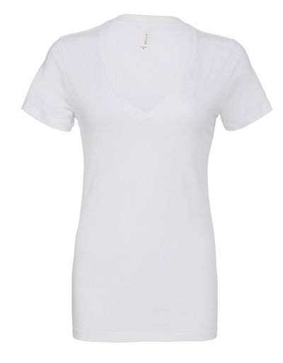 Women`s Jersey Deep V-Neck T-Shirt