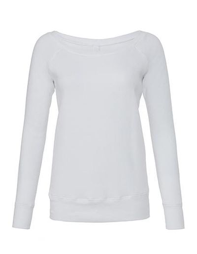 Women`s Sponge Fleece Wide Neck Sweatshirt