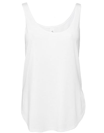 Women`s Flowy Side Slit Tank