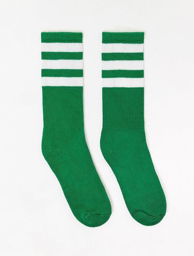 Unisex 3-Stripe Calf Sock