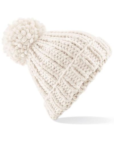 Oversized Hand-Knitted Beanie