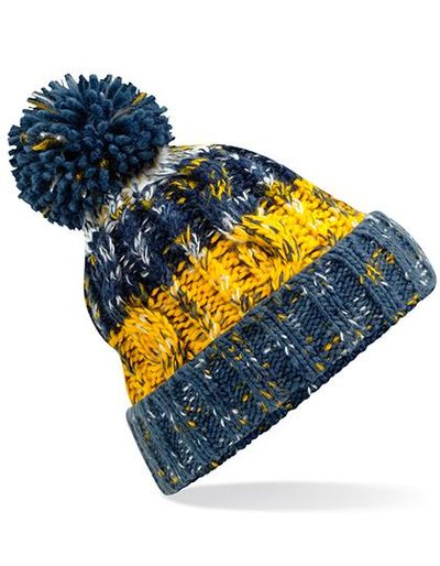 Corkscrew Pom Pom Beanie