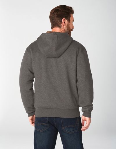 Sweat-shirt SHERPA à capuche homme (TW457)