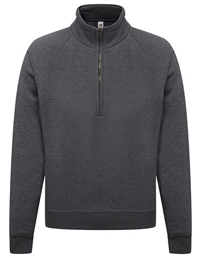 Premium Zip Neck Raglan Sweat