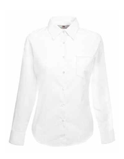 Ladies' Long Sleeve Poplin Shirt