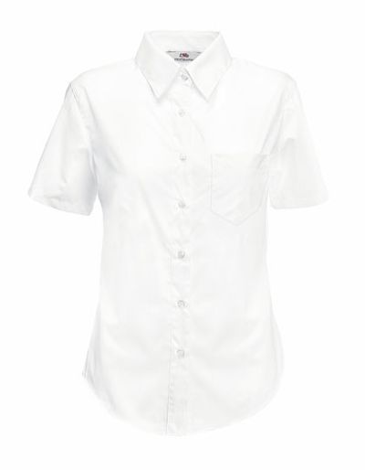 Ladies' Short Sleeve Poplin Shirt