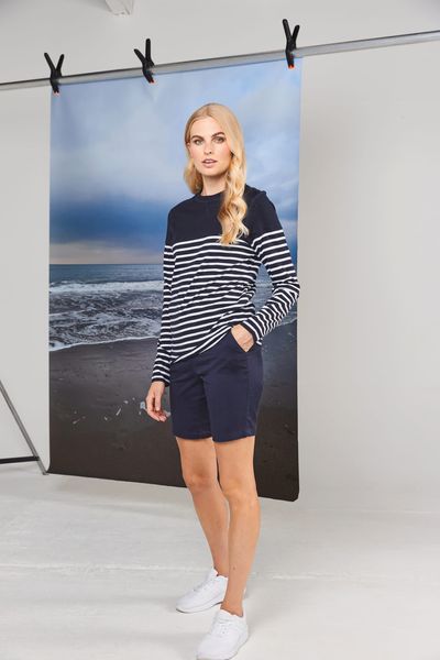 T-shirt breton à manches longues