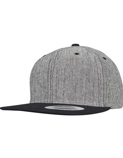 Melange Solid Snapback