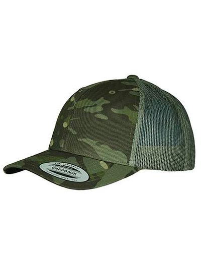 Retro Trucker Multicam Cap