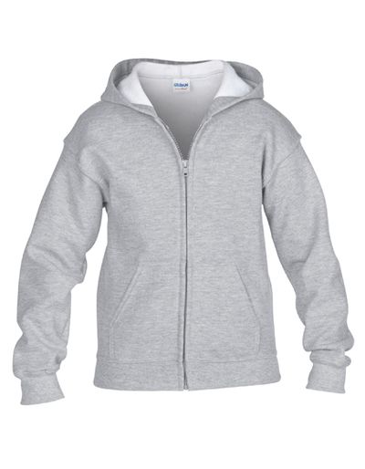 Heavy Blend™ Youth Full Zip Hooded Sweatshirt