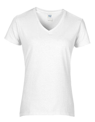 Ladies' Premium Cotton V-Neck T-Shirt