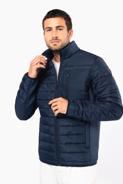 Veste bi-matière homme