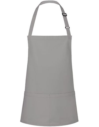 Short Bib Apron Basic With Buckle And Pocket