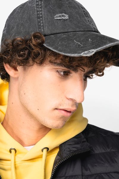 Casquette effet déchiré NS