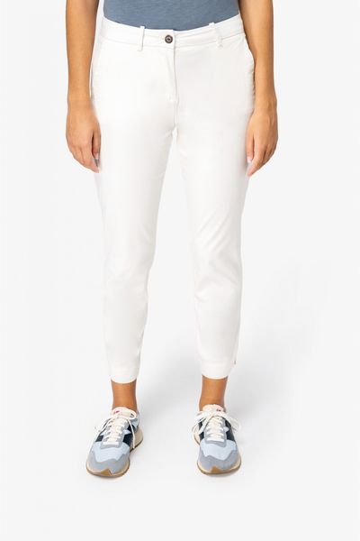 Pantalon chino 7/8 femme - 235g