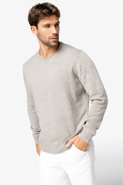 Pull en laine mérinos  responsable homme - 370g