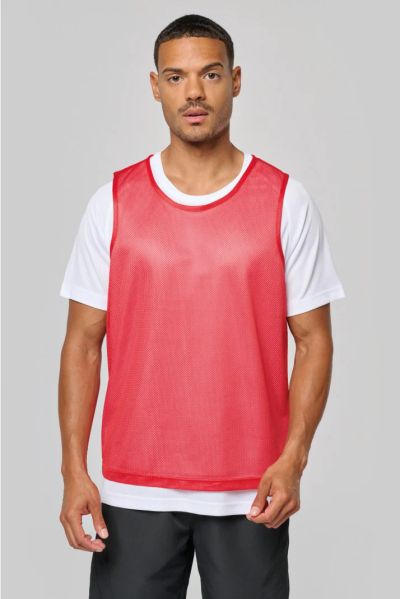 Chasuble en filet léger multisport unisexe