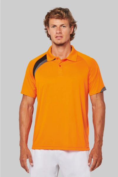 Polo de sport manches courtes unisexe