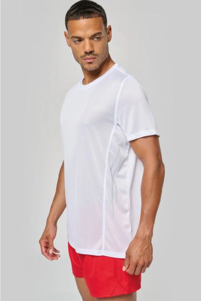 T-shirt de sport bi-matière manches courtes