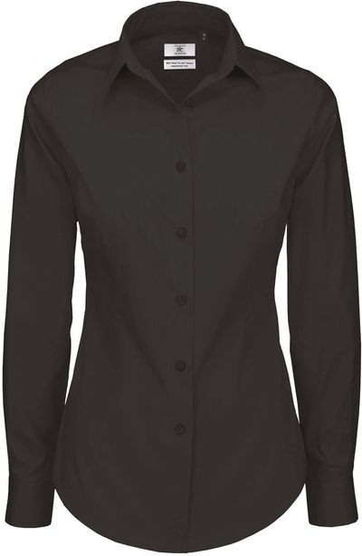 Chemise stretch femme manches longues Black Tie