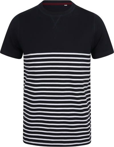 T-SHIRT BRETON À MANCHES COURTES