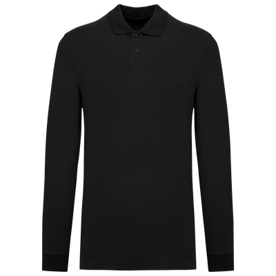 Polo piqué manches longues Bio180 homme Kariban