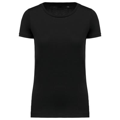 T-shirt Supima® col rond manches courtes femme