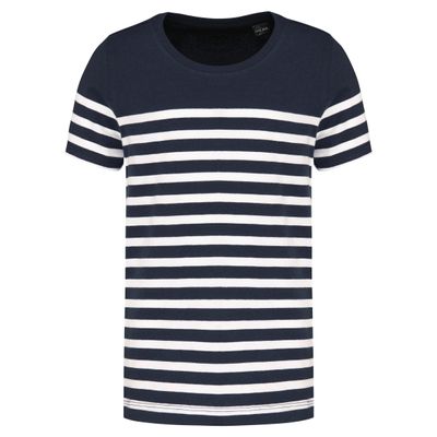 T-shirt marin col rond Bio enfant