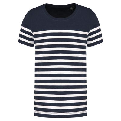 T-shirt marin col rond Bio enfant