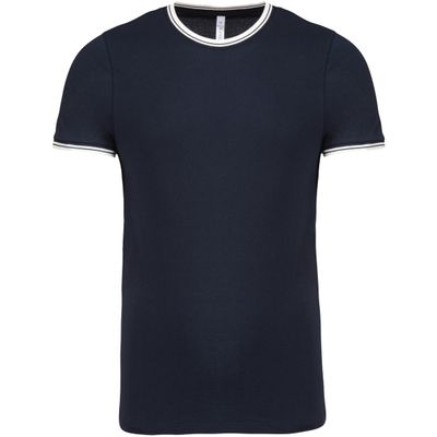 T-shirt maille piquée col rond homme