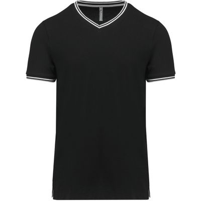 T-shirt maille piquée col V homme