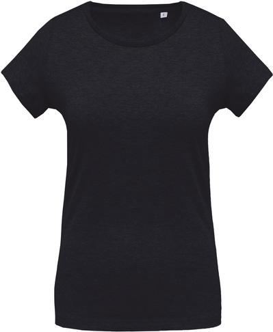 T-shirt coton Bio col rond femme