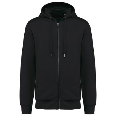 Sweat-shirt French Terry écoresponsable zippé à capuche unisexe