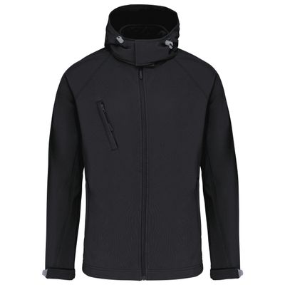 Veste softshell à capuche amovible homme