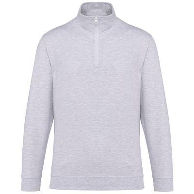 Sweat-shirt col zippé homme