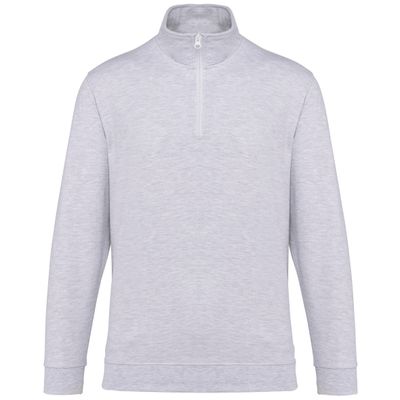 Sweat-shirt col zippé homme