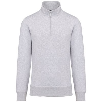 Sweat-shirt col zippé homme