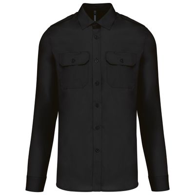 Chemise pilote manches longues homme