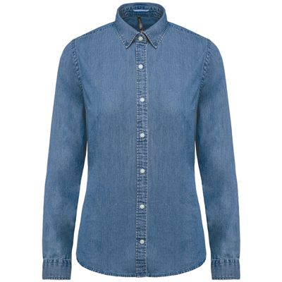 Chemise denim femme