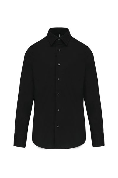 Chemise ajustée manches longues sans repassage