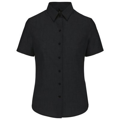 Chemise oxford manches courtes femme